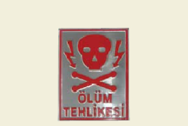 Aluminum Warning Sign